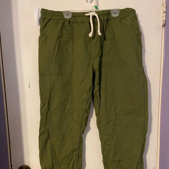 Pact Organic Woven Roll Up Pants 